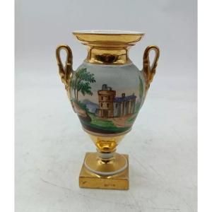 Small France Empire Porcelain Vase