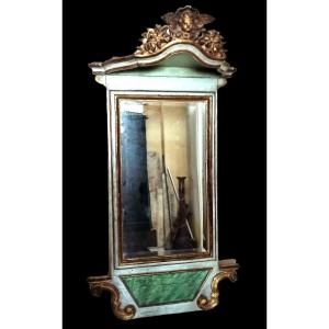 Antique Baroque Frame With Canopy Italy 18th Century