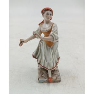 Ginori Porcelain Figurine, Capodimonte Series, Mid-19th Century