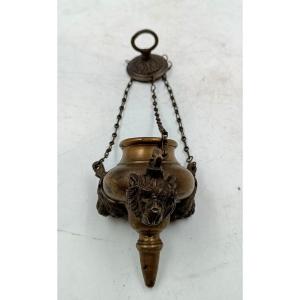 Small Rare Censer - Bronze, Italy, 17th Century