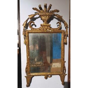 18th Century Gilded Wooden Mirror