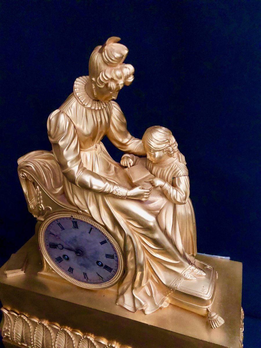 Bronze Gilded Clock-photo-2