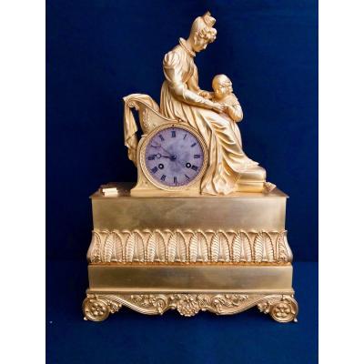 Bronze Gilded Clock