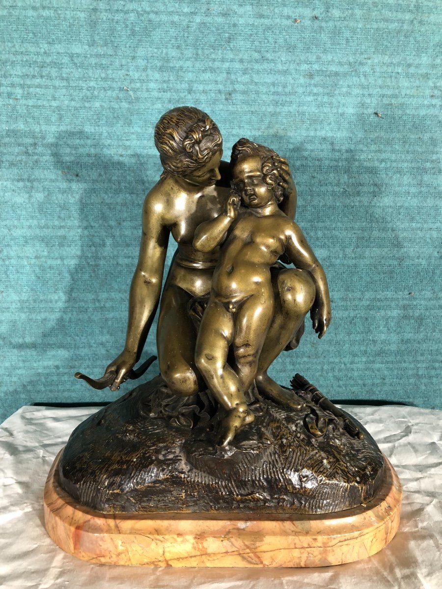 Bronze From 19 Century Sig J Pradier Diane With Love