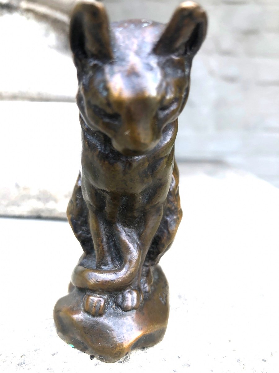 Bronze Sig Barye Cat-photo-2