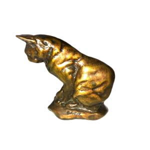 Bronze Sig Barye Cat