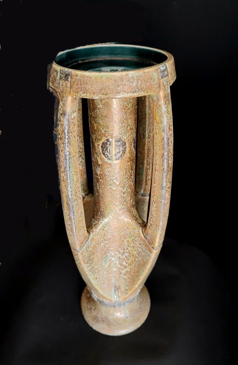 Large Austrian Jugendstil Art Nouveau Vase