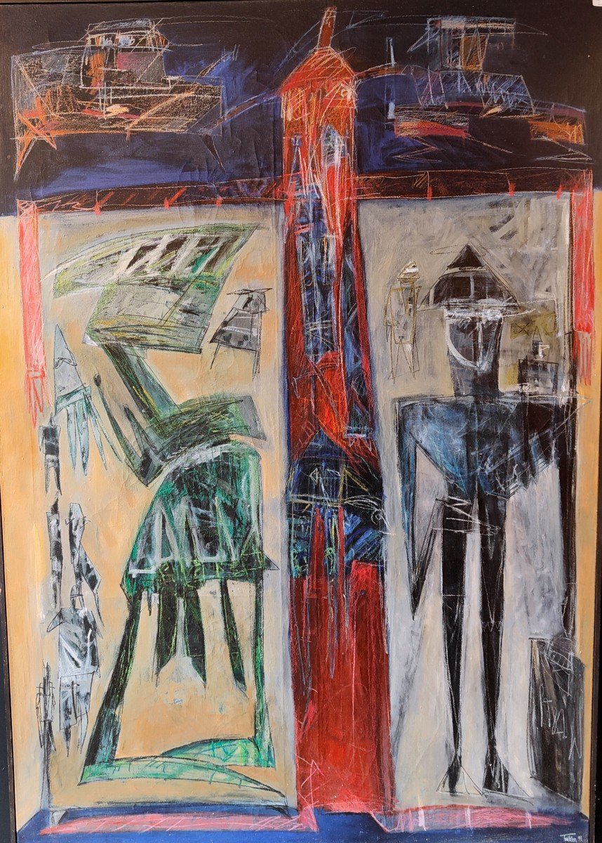 Tableau Abstraction Par Marc Torikian 2