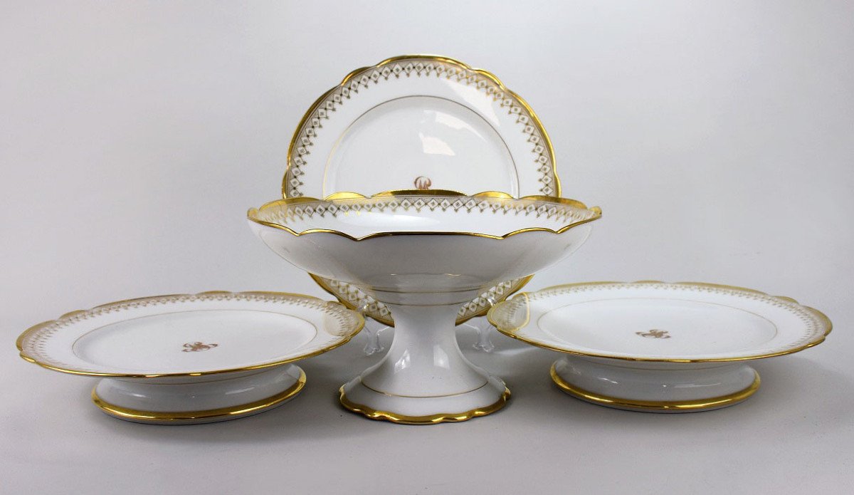SERVICE PARIS - JEUX JOUETS porcelaine XIXème. EUR 2.850,00 - PicClick FR