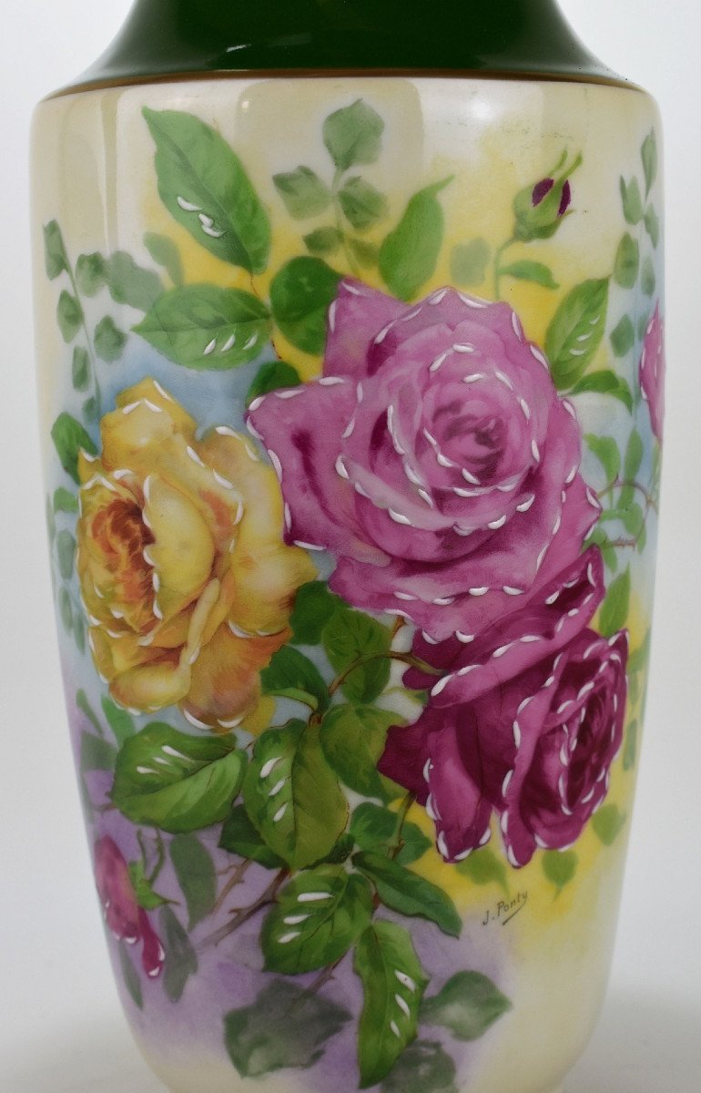 Vase En Porcelaine De Limoges-photo-4
