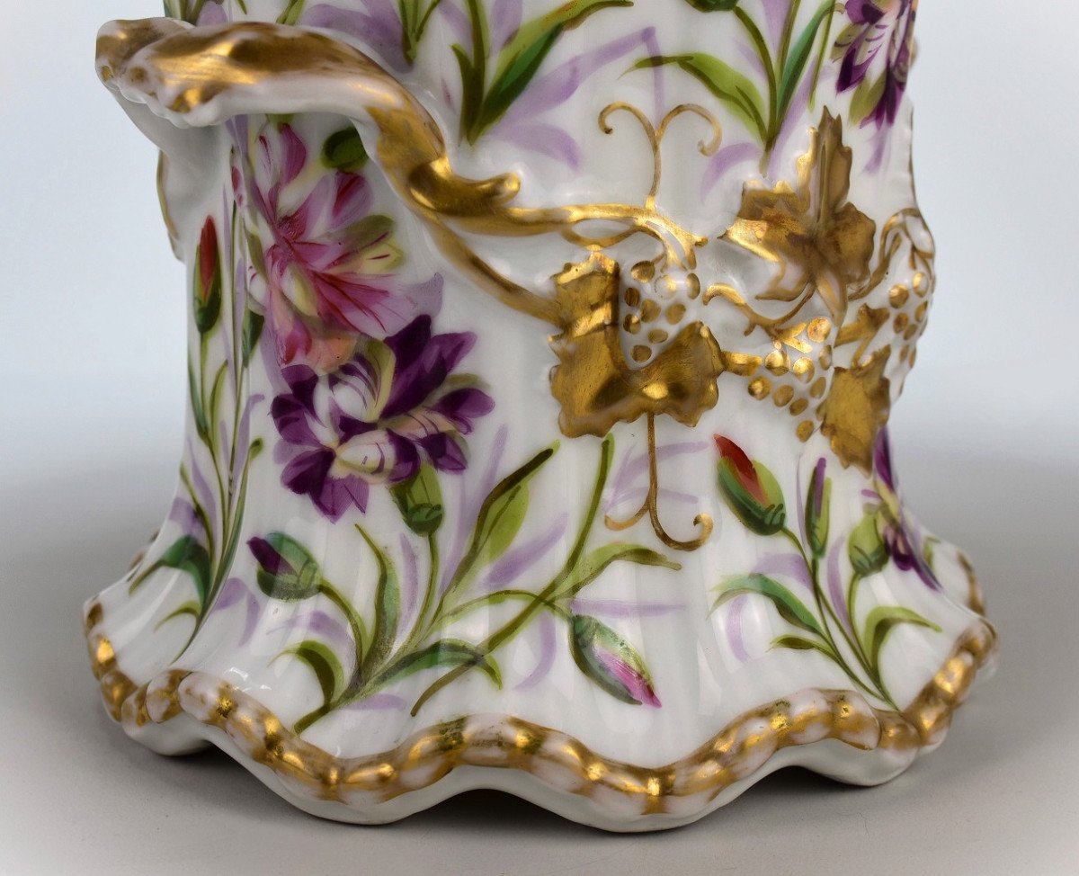 Paris Porcelain Vase. 19th Century-photo-4