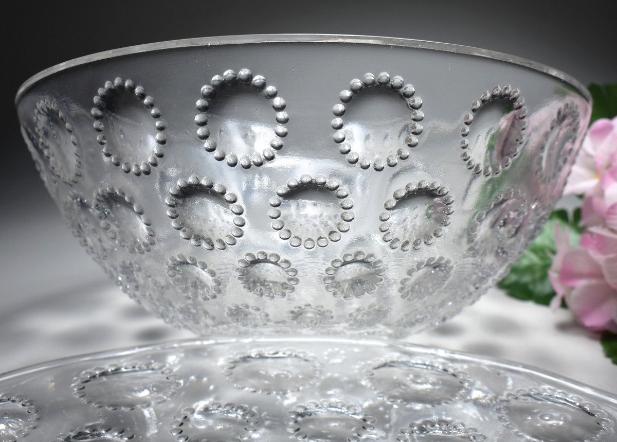 Cup On Dish “asters” Lalique-photo-6