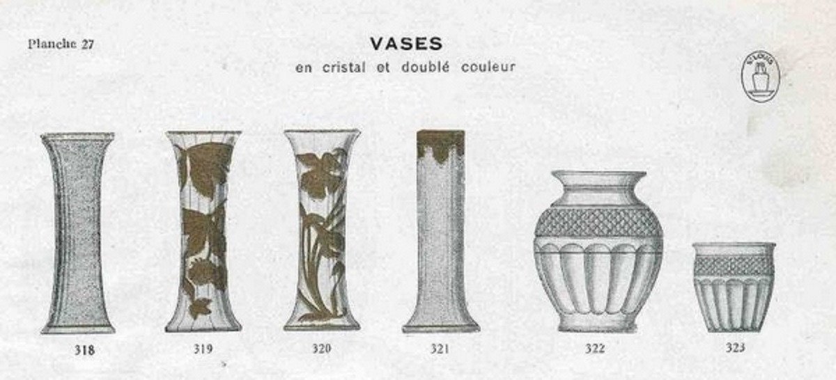 Paire De Grands Vases En Cristal De Saint Louis-photo-8