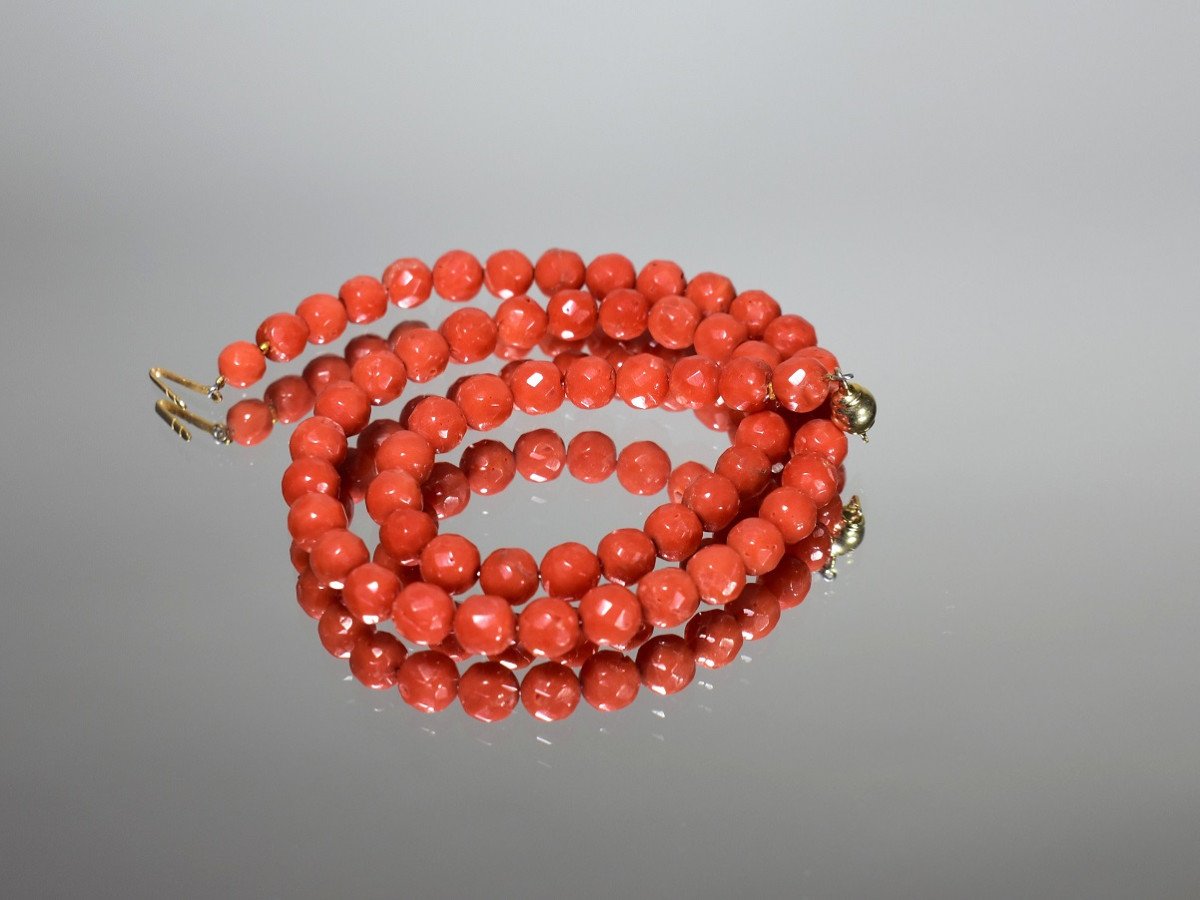 Collier En Corail Sicile Sciacca-photo-2