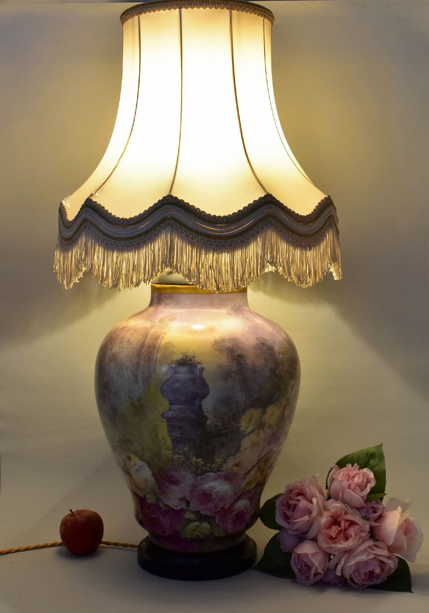 Large Porcelain Lamp From Limoges.benoit-photo-7