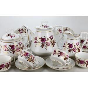 Limoges Porcelain Tea Service. Late 19th Century
