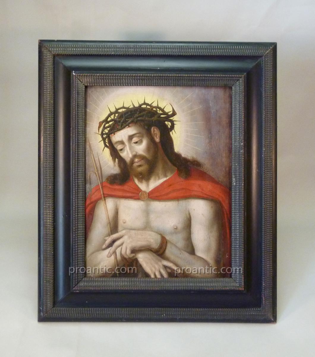 Ecce Homo, Christ Aux Liens, peinture 17ème Siècle