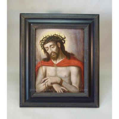 Ecce Homo, Christ Aux Liens, peinture 17ème Siècle