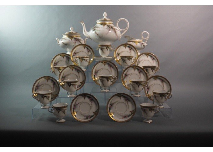 Jean Pouyat Porcelain Coffee Service-photo-2