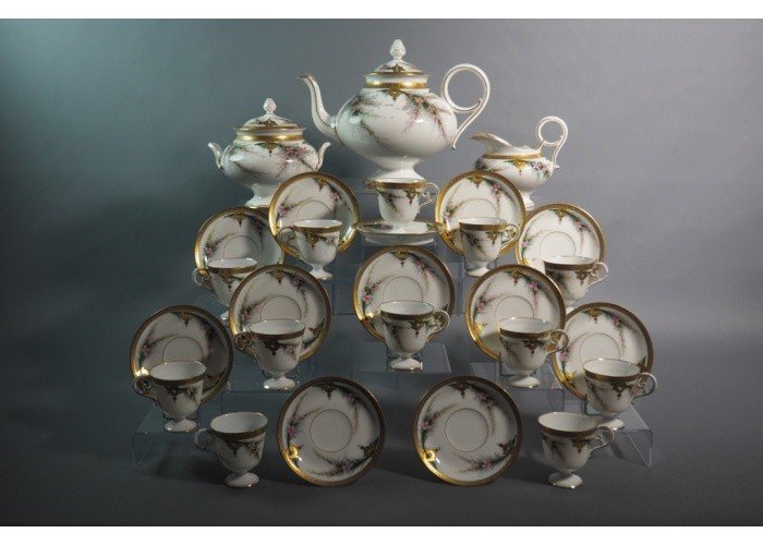 Jean Pouyat Porcelain Coffee Service-photo-3