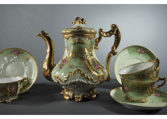 Porcelain Tea Set - Limoges, Boisbertrand