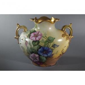 Vase en porcelaine - Jean Pouyat - Limoges