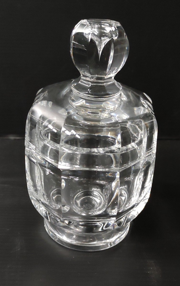 Perfume Bottle + Baccarat Crystal Toiletry Box Model Harcourt Malmaison-photo-2