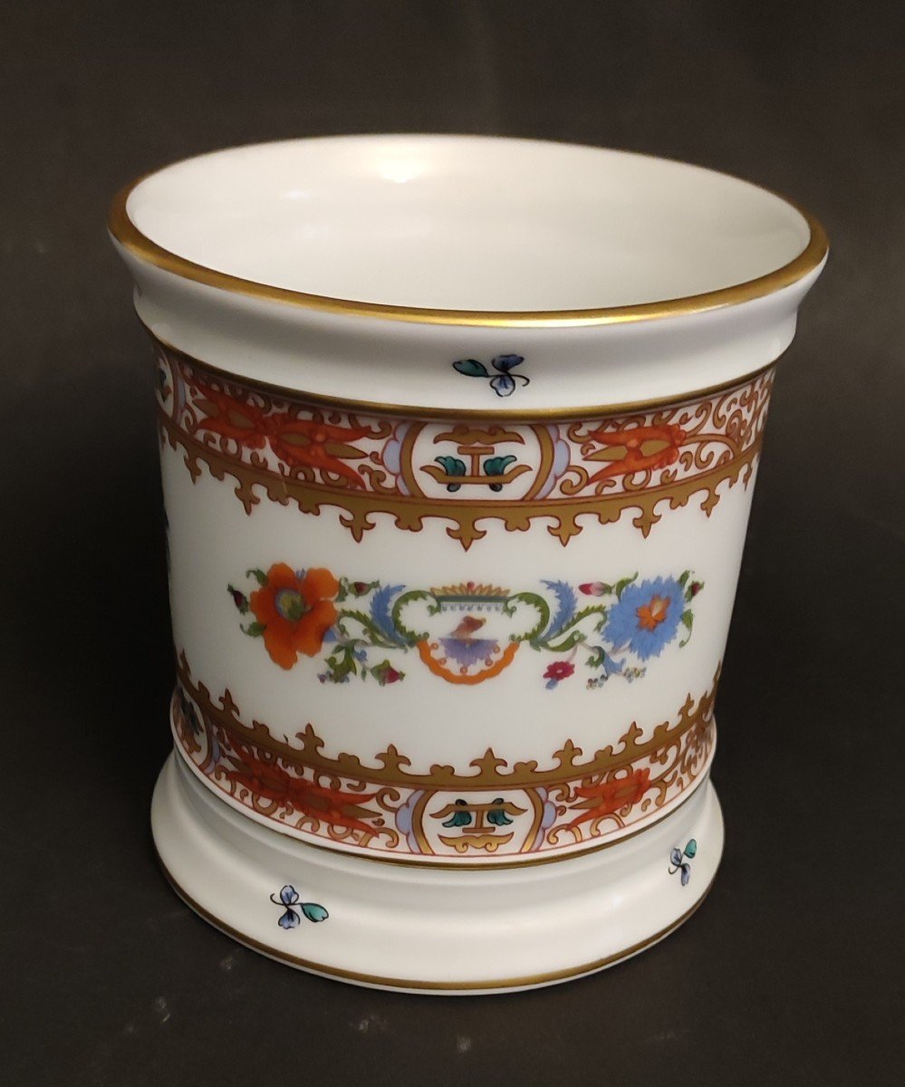 Jewelry Box Bonbonniere Porcelain Raynaud Limoges Decor Old China Damon-photo-7