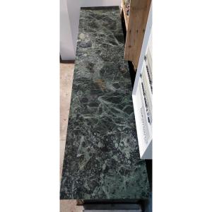 Large Vein Marble Tray On Green Background 250 Cm / 56.5 Cm Art Deco