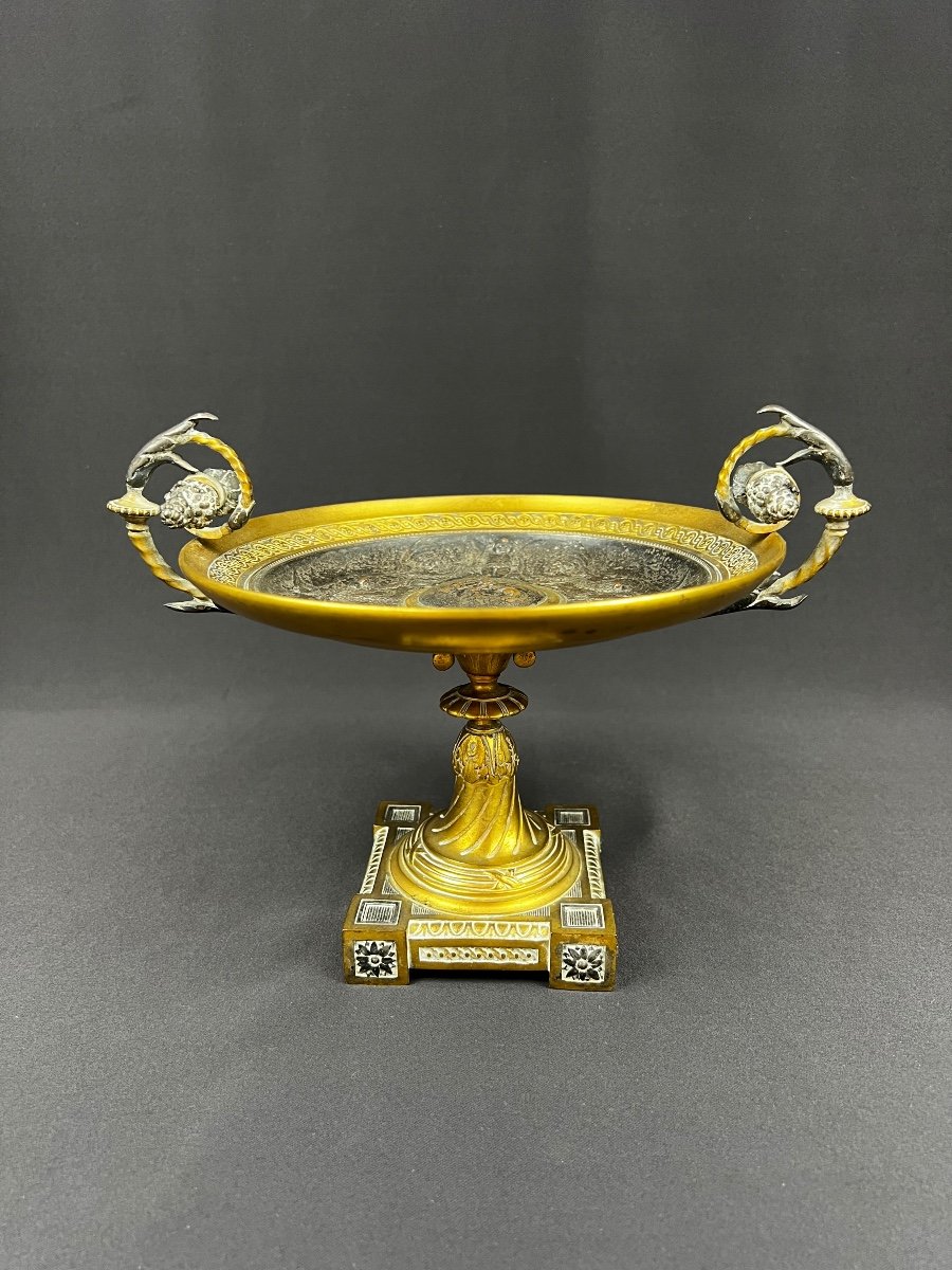 Coupe En Bronze époque Napoléon III-photo-6