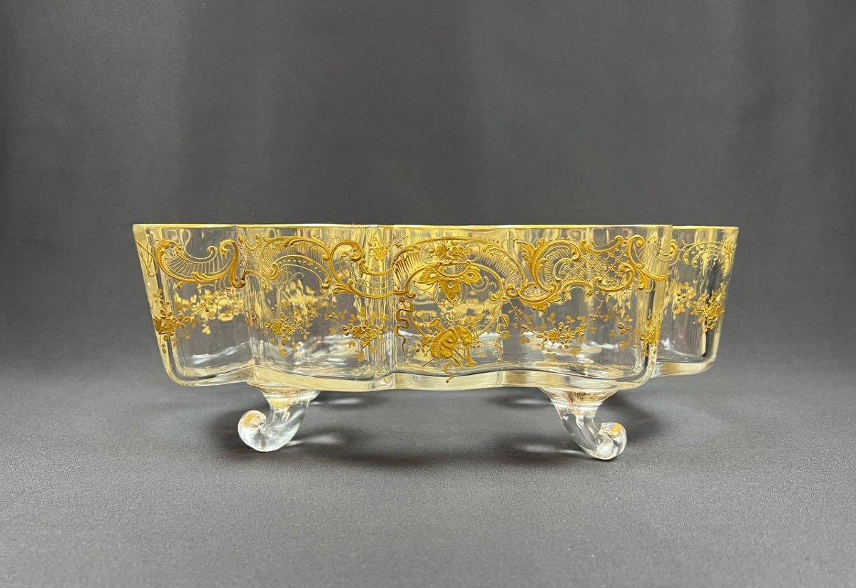 Louis XV Style Crystal Planter - Cristallerie De Clichy - Catalog 1889-1890-photo-2