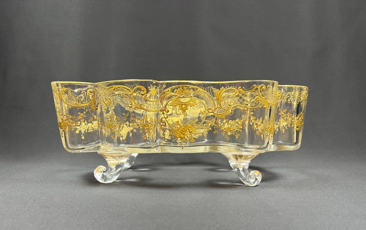 Louis XV Style Crystal Planter - Cristallerie De Clichy - Catalog 1889-1890-photo-3