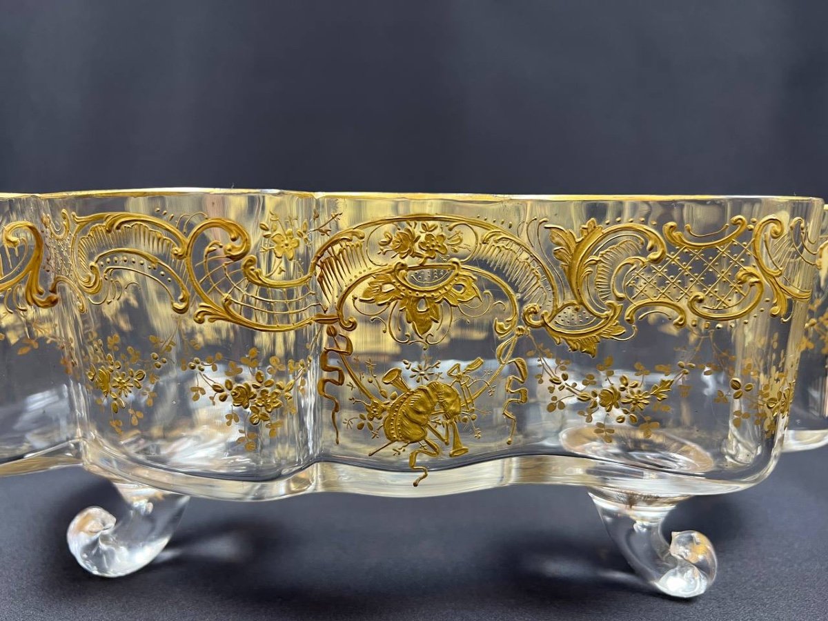 Louis XV Style Crystal Planter - Cristallerie De Clichy - Catalog 1889-1890-photo-3