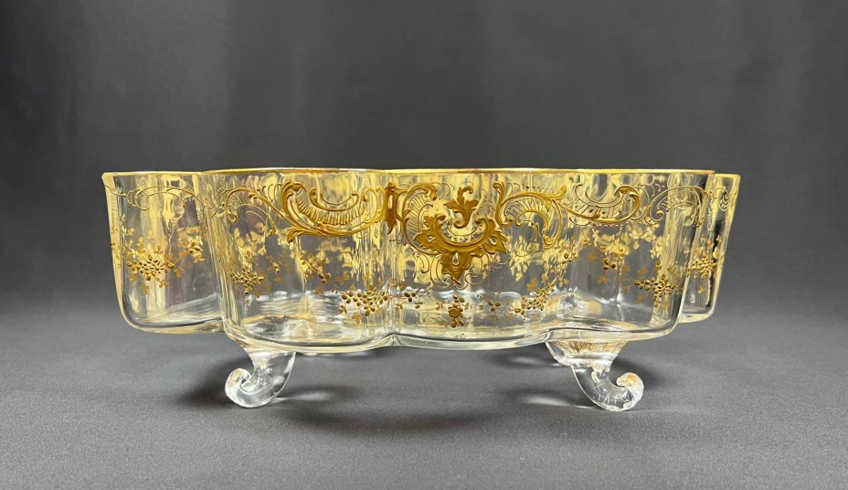 Louis XV Style Crystal Planter - Cristallerie De Clichy - Catalog 1889-1890-photo-5