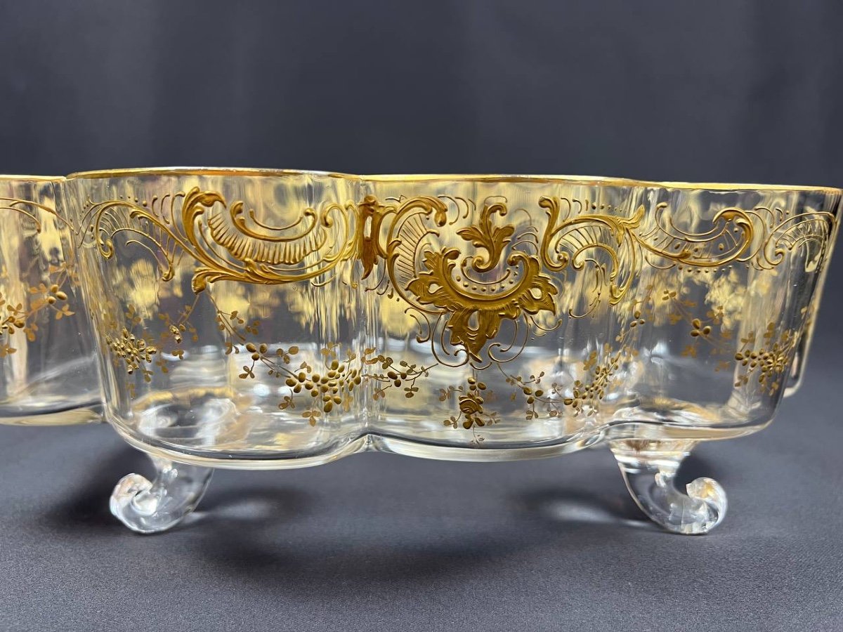 Louis XV Style Crystal Planter - Cristallerie De Clichy - Catalog 1889-1890-photo-6