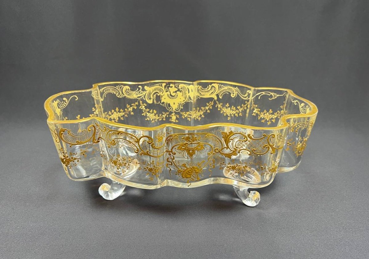 Louis XV Style Crystal Planter - Cristallerie De Clichy - Catalog 1889-1890