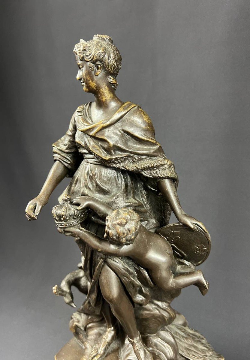 Marie Leszczynska (1703-1768) As Juno, After Guillaume Coustou - Bronze Subject-photo-3