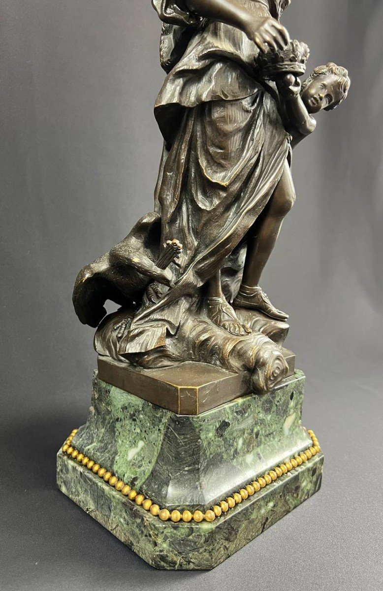 Marie Leszczynska (1703-1768) As Juno, After Guillaume Coustou - Bronze Subject-photo-2