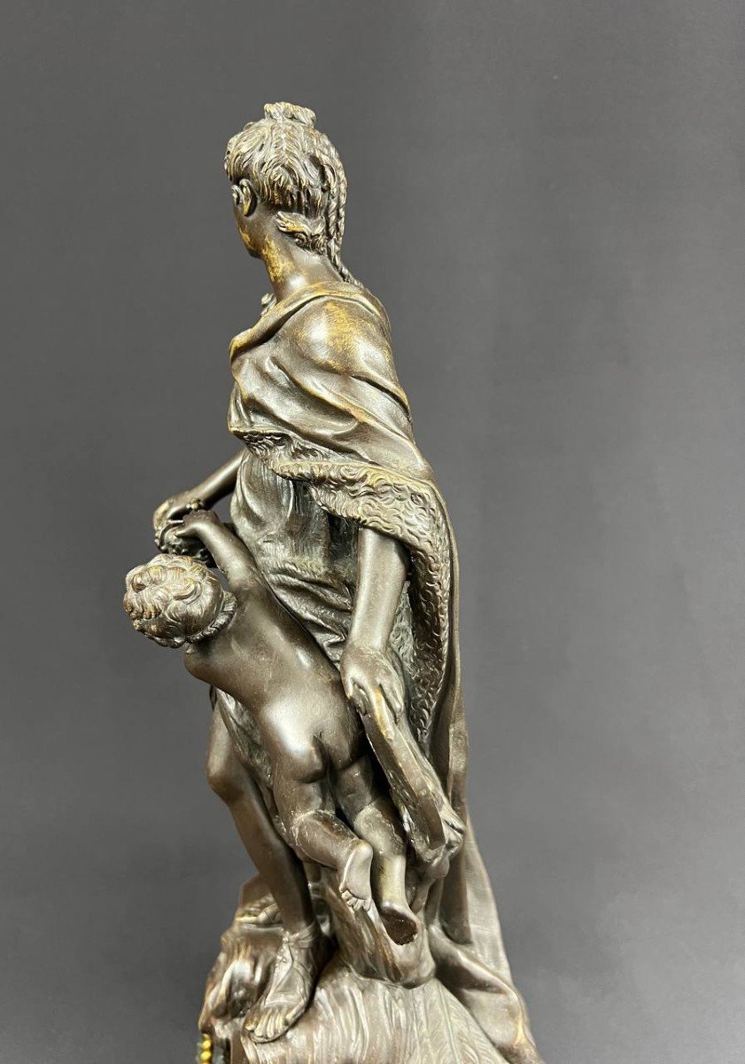 Marie Leszczynska (1703-1768) As Juno, After Guillaume Coustou - Bronze Subject-photo-4