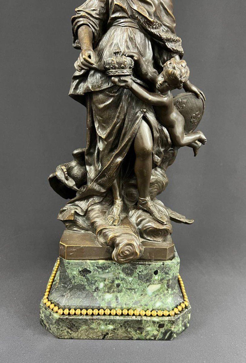 Marie Leszczynska (1703-1768) As Juno, After Guillaume Coustou - Bronze Subject-photo-5