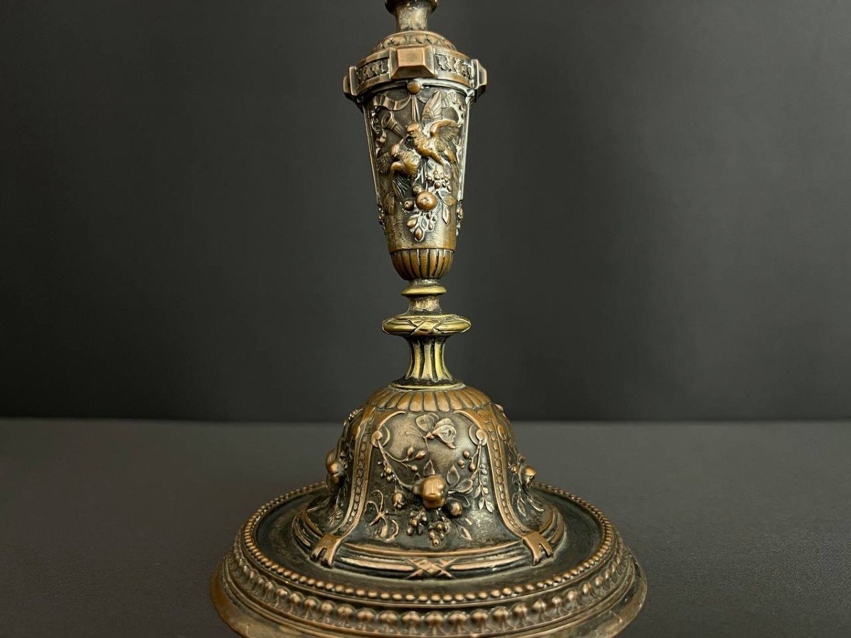 Ferdinand Barbedienne (1810-1892) Louis XVI Style Candlestick-photo-3