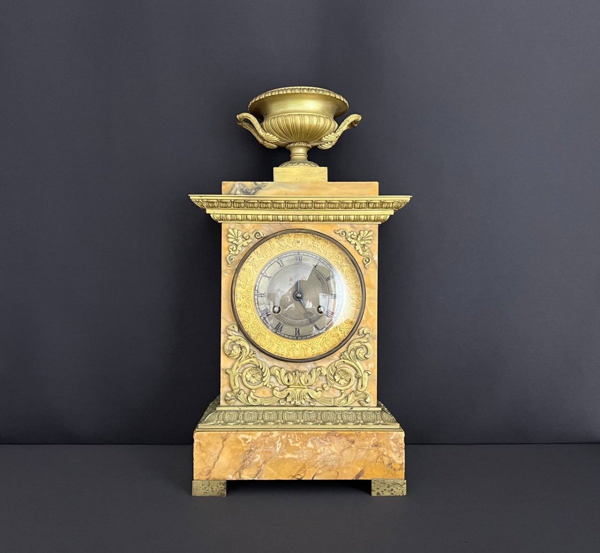 French Empire Style Clock From The Second Half Of The 19th Century