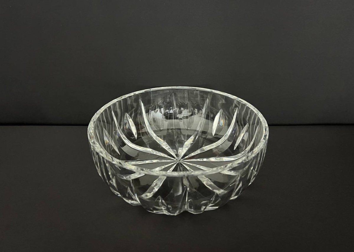 Large Saint Louis Crystal Fruit Bowl-photo-1