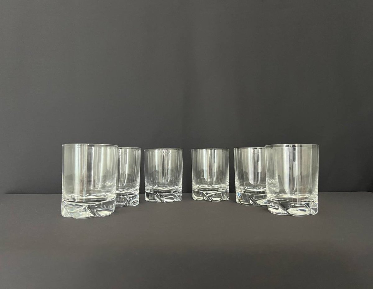 Daum France Lot De 6 Verres à Whisky-photo-1