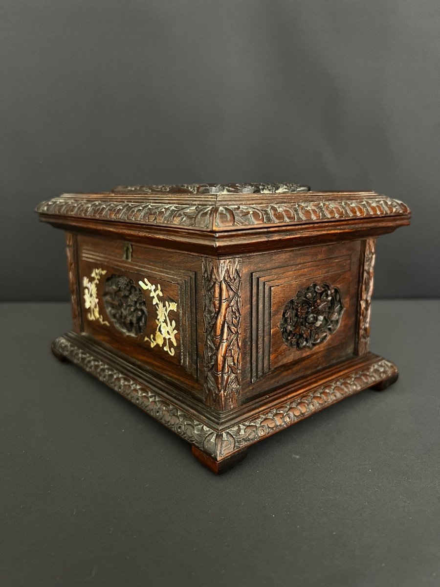 19th Century Chinese Or Vietnamese Jewelry Box-photo-2