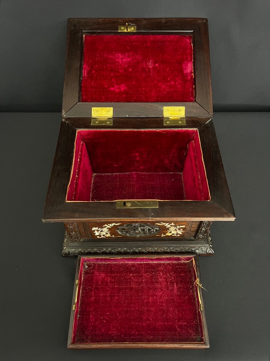 19th Century Chinese Or Vietnamese Jewelry Box-photo-6