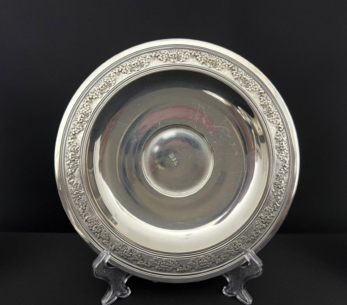 Set Of 6 Silver-plated Cups And Saucers – Early 20th Century -photo-2