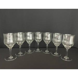 Baccarat France Verres Modèle Capri 