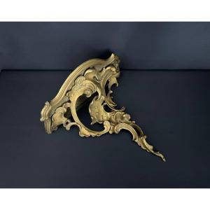 Console D’applique En Bronze Style Rocaille