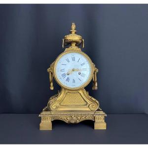 Neoclassical Style Gilt Bronze Clock